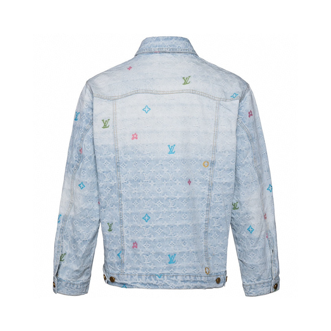 Louis Vuitton x Tyler 24SS Monogram Candy Embroidery Denim Jacket
