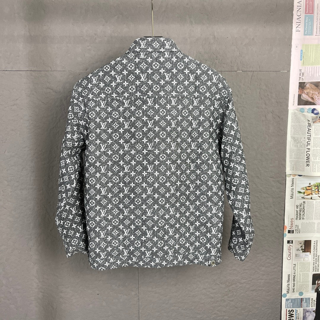 Louis Vuitton LV SS21 Monogram Jacquard Denim Jacket