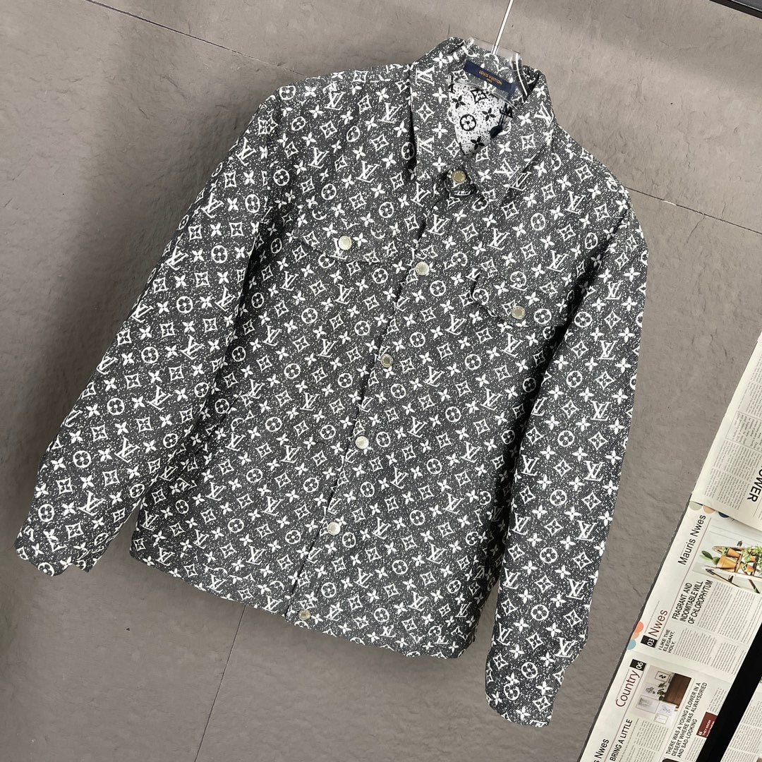 Louis Vuitton LV SS21 Monogram Jacquard Denim Jacket