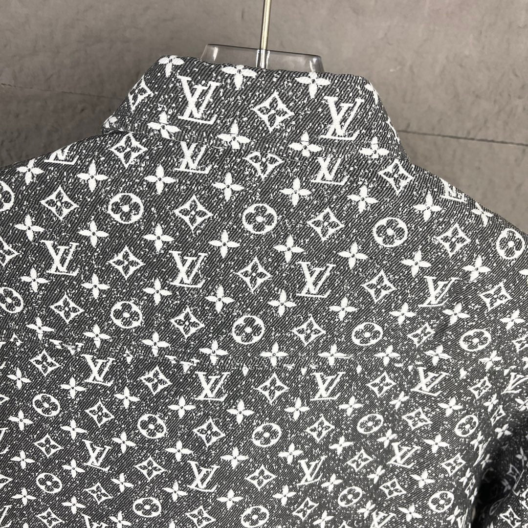 Louis Vuitton LV SS21 Monogram Jacquard Denim Jacket