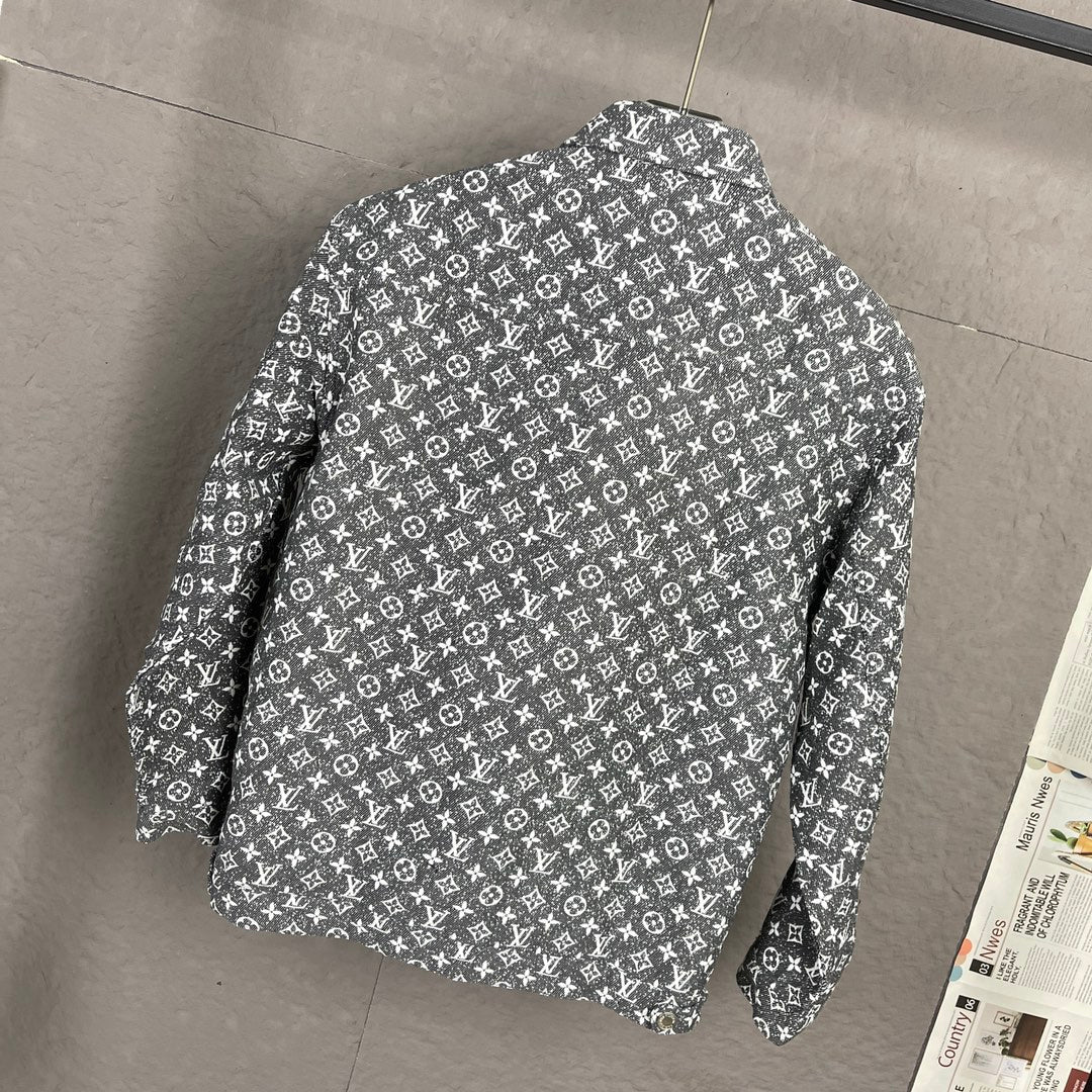 Louis Vuitton LV SS21 Monogram Jacquard Denim Jacket