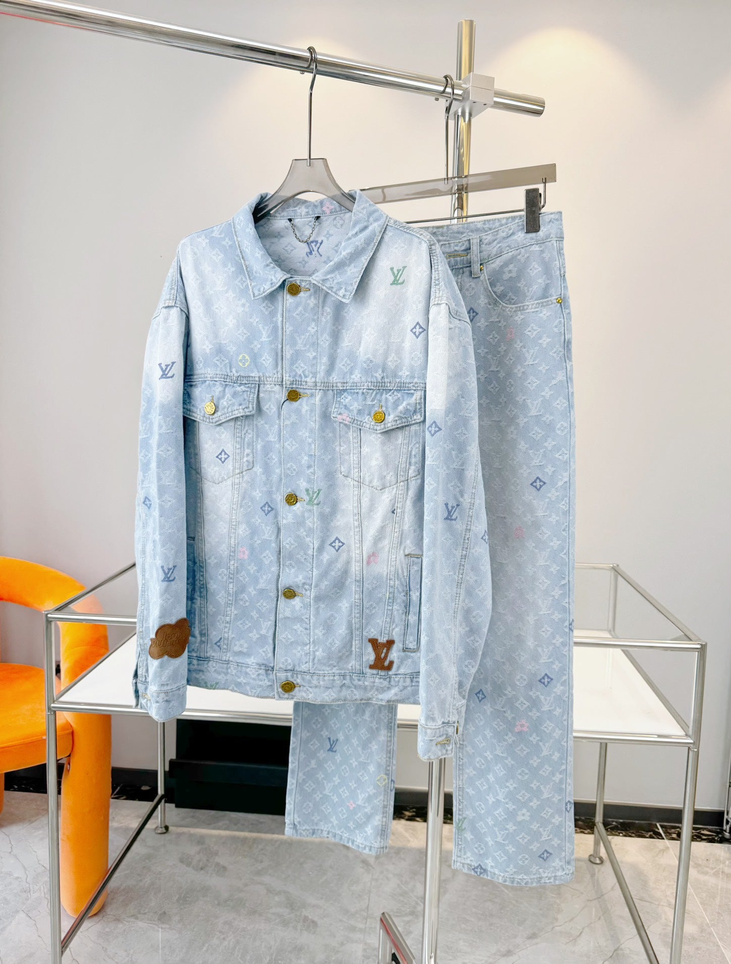 Louis Vuitton ✖ Tyler 2024SS Jacquard Embroidered Denim Jacket