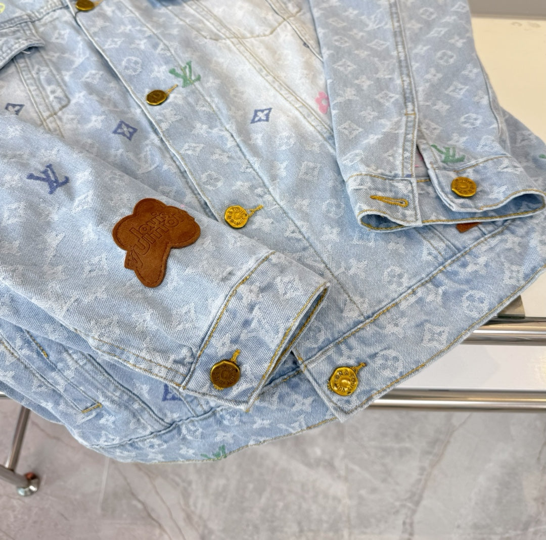 Louis Vuitton ✖ Tyler 2024SS Jacquard Embroidered Denim Jacket