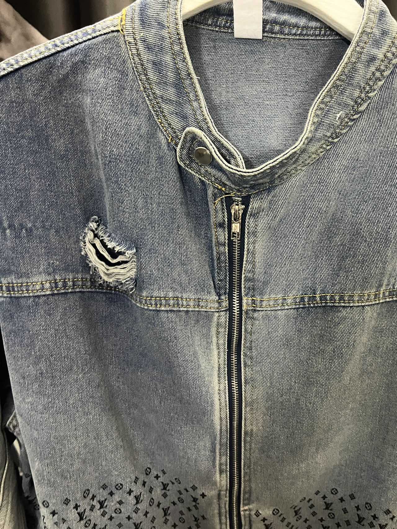 Louis Vuitton LV SS21 Monogram Jacquard Denim Jacket