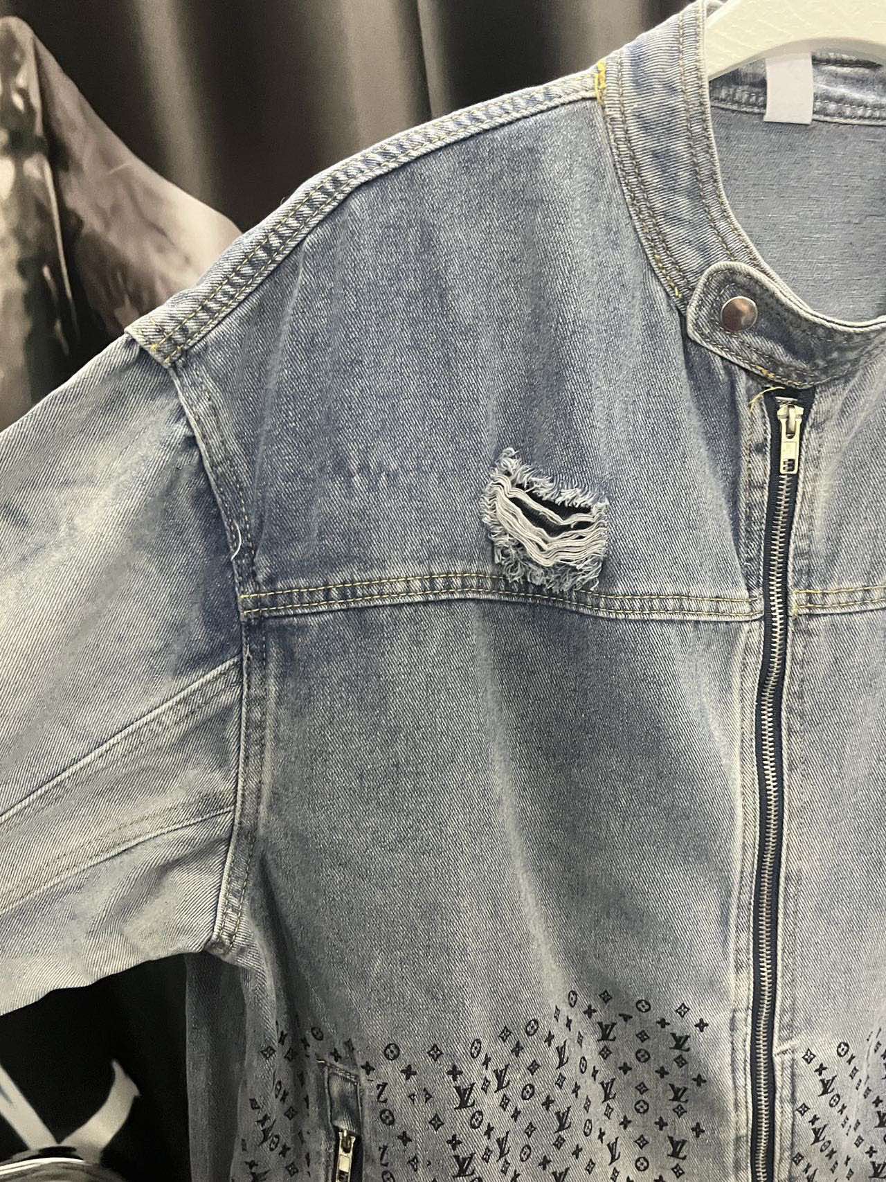 Louis Vuitton LV SS21 Monogram Jacquard Denim Jacket