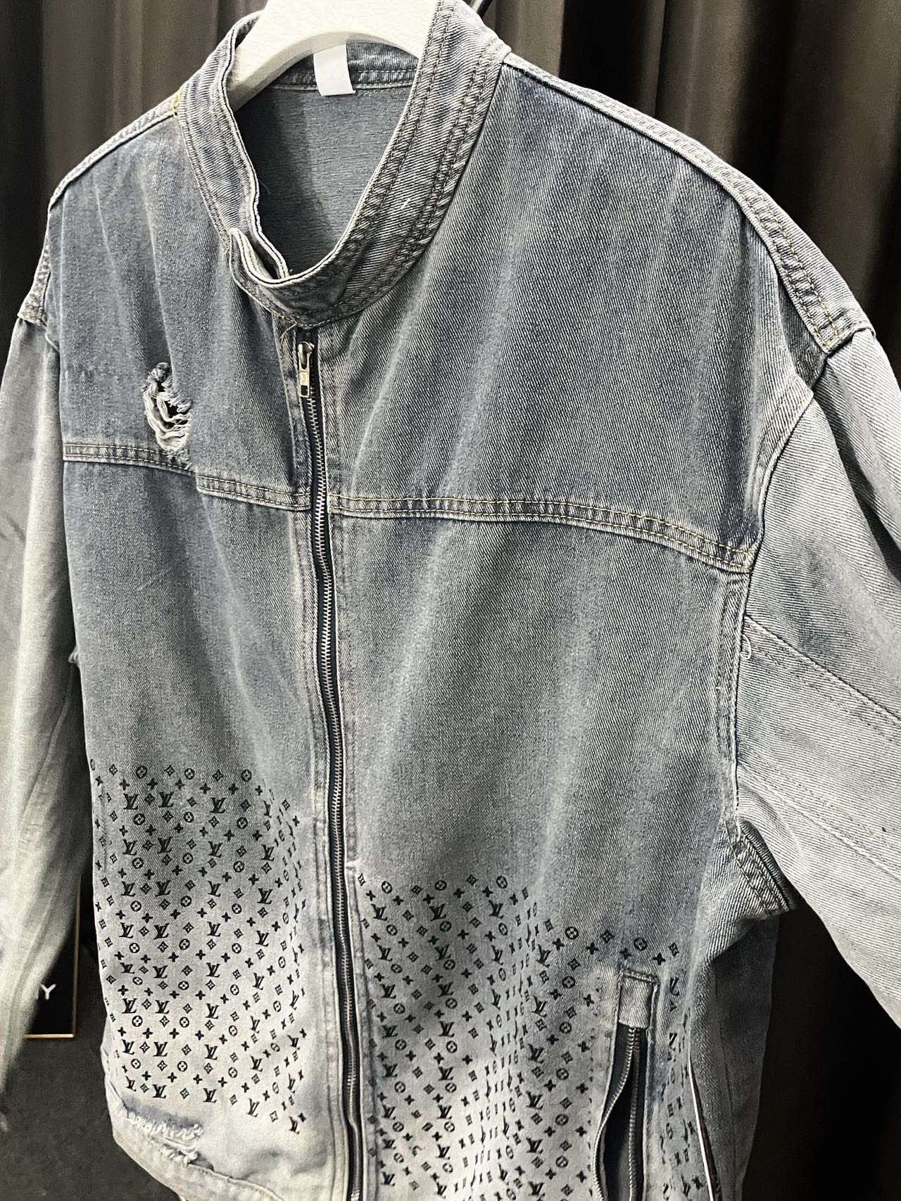 Louis Vuitton LV SS21 Monogram Jacquard Denim Jacket