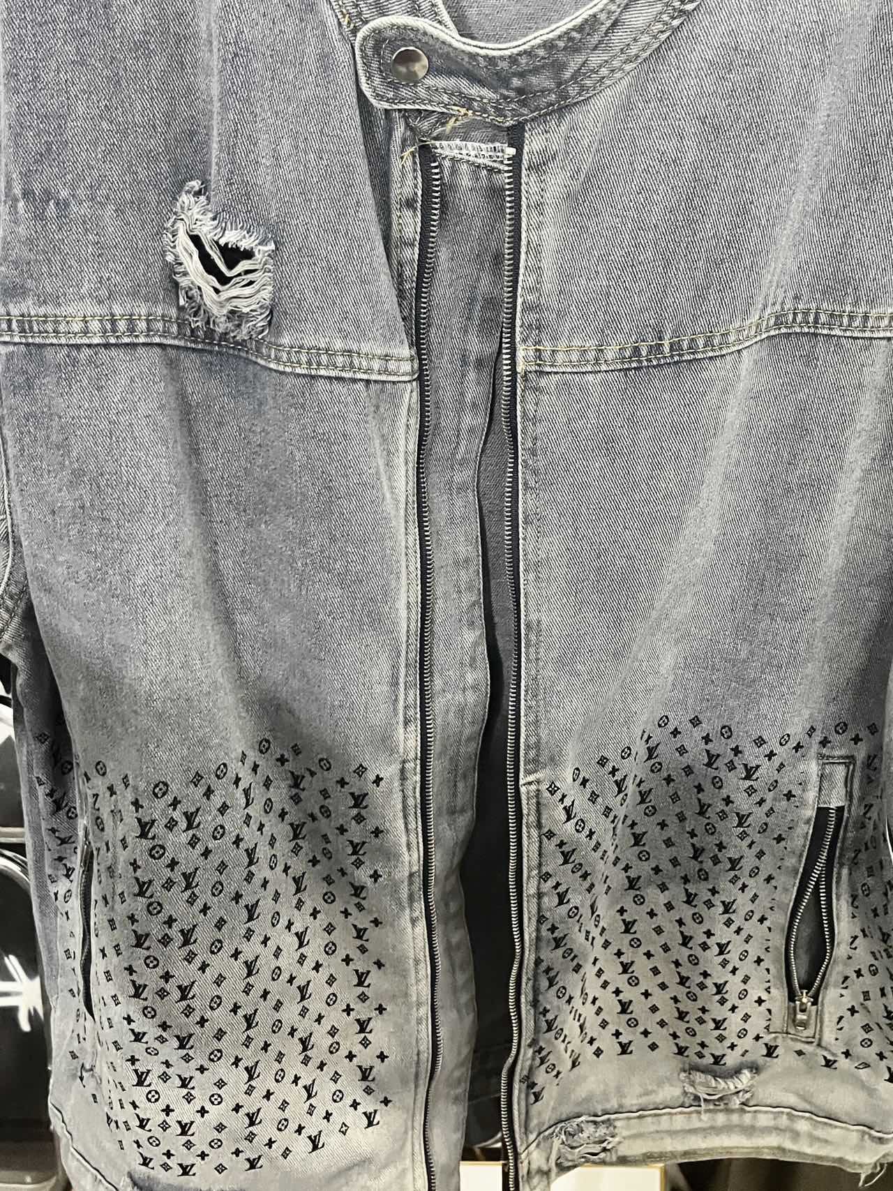 Louis Vuitton LV SS21 Monogram Jacquard Denim Jacket
