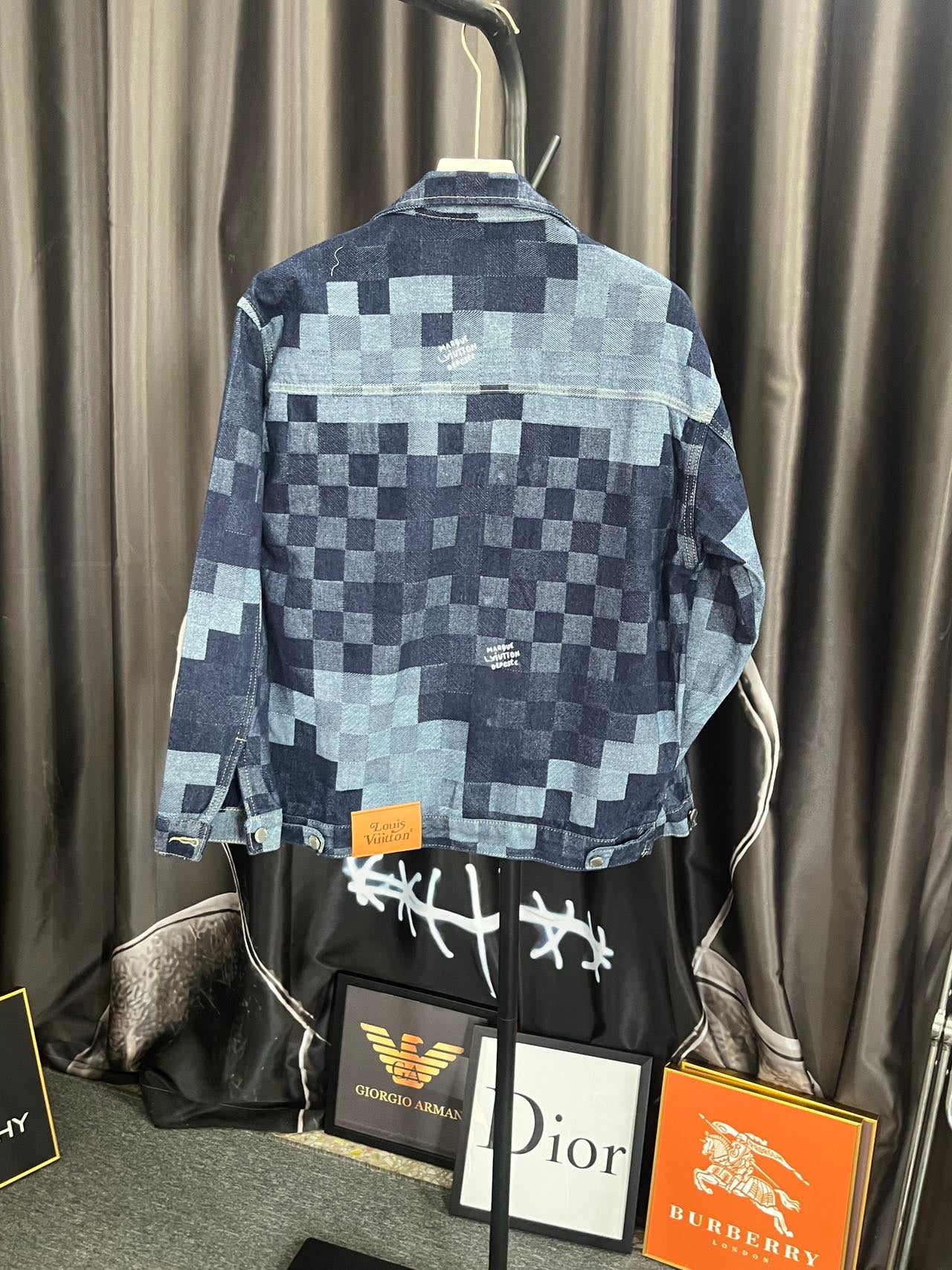 Louis Vuitton LV SS21 Monogram Jacquard Denim Jacket