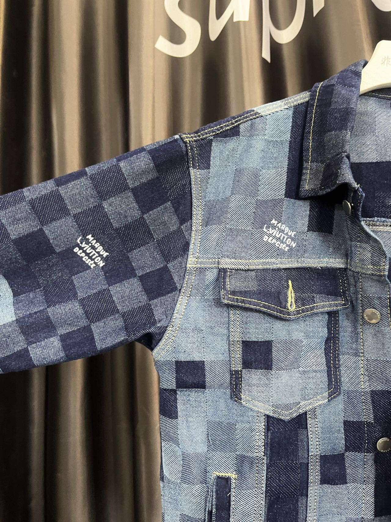 Louis Vuitton LV SS21 Monogram Jacquard Denim Jacket