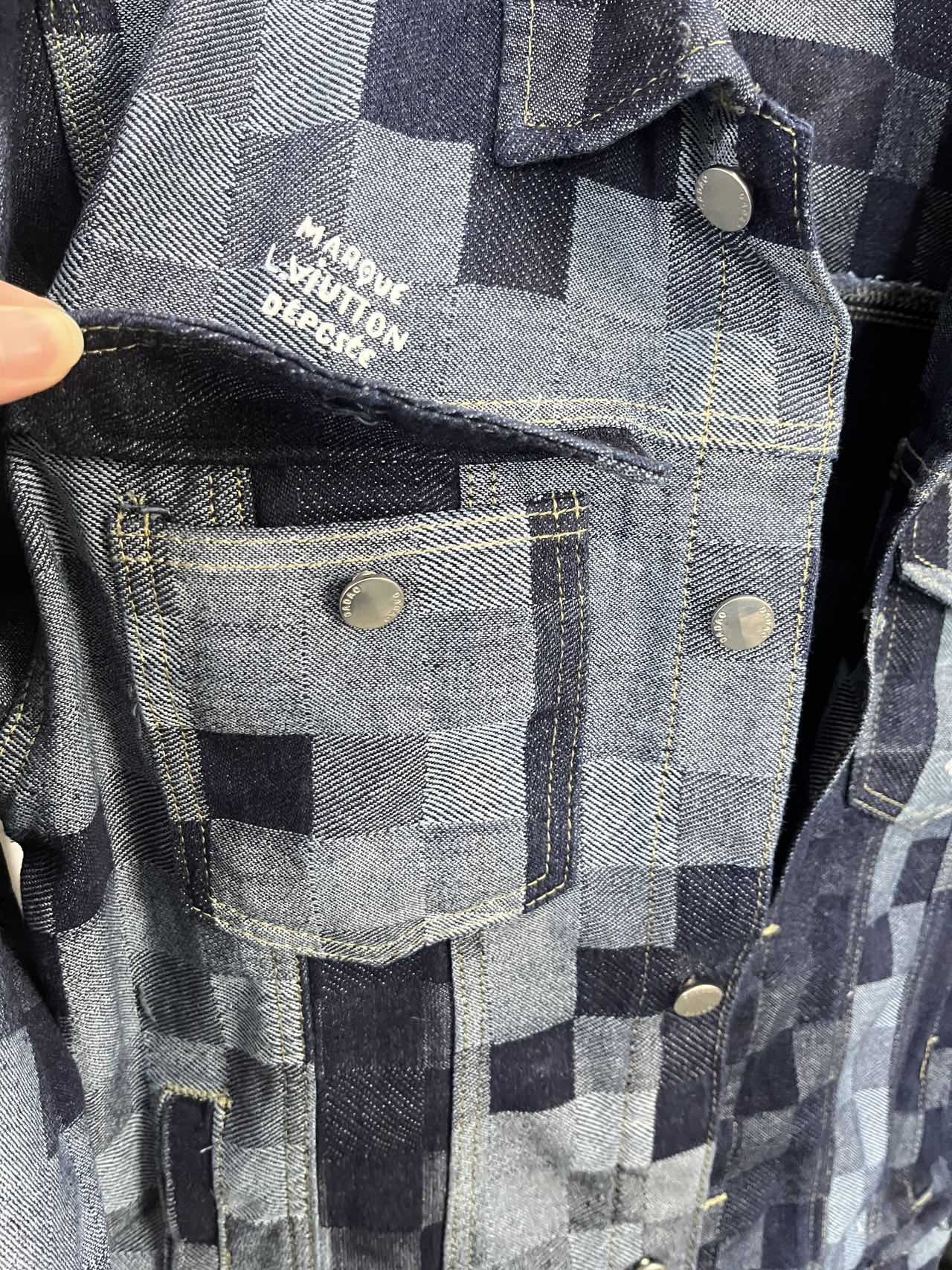 Louis Vuitton LV SS21 Monogram Jacquard Denim Jacket