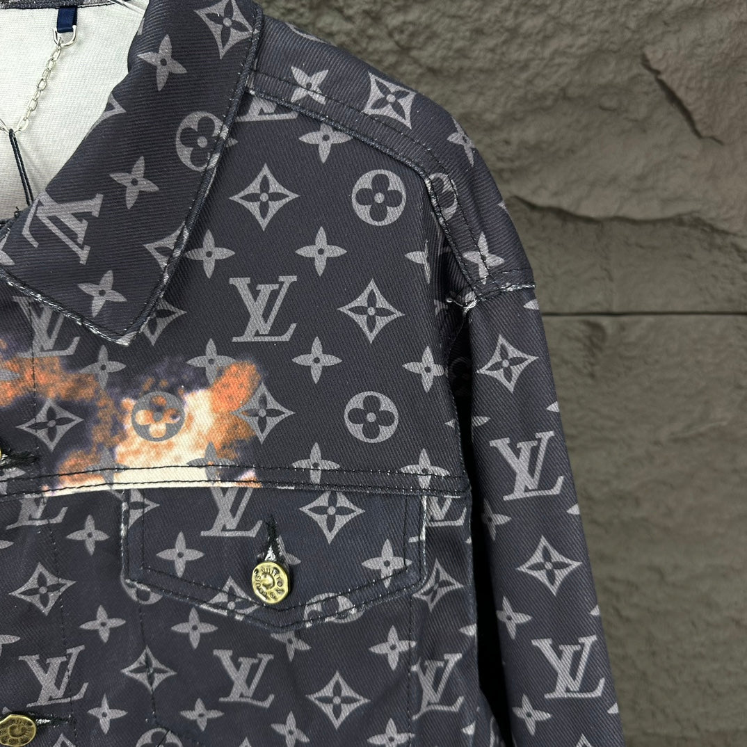 Louis Vuitton LV 2024 Pre-Fall Runway Monogram Denim Jacket