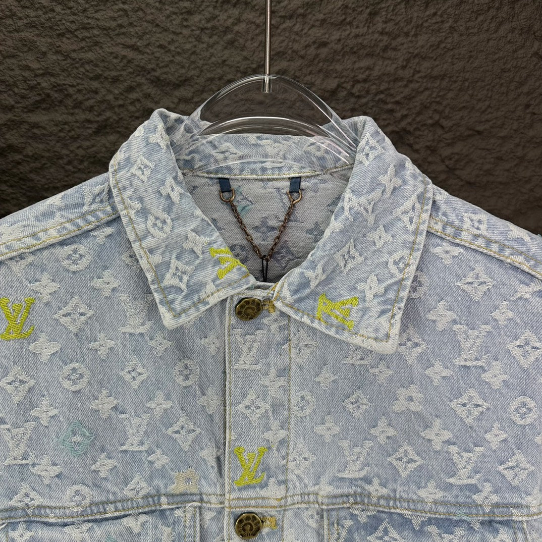 Louis Vuitton LV 2024 Pre-Fall Runway Monogram Denim Jacket