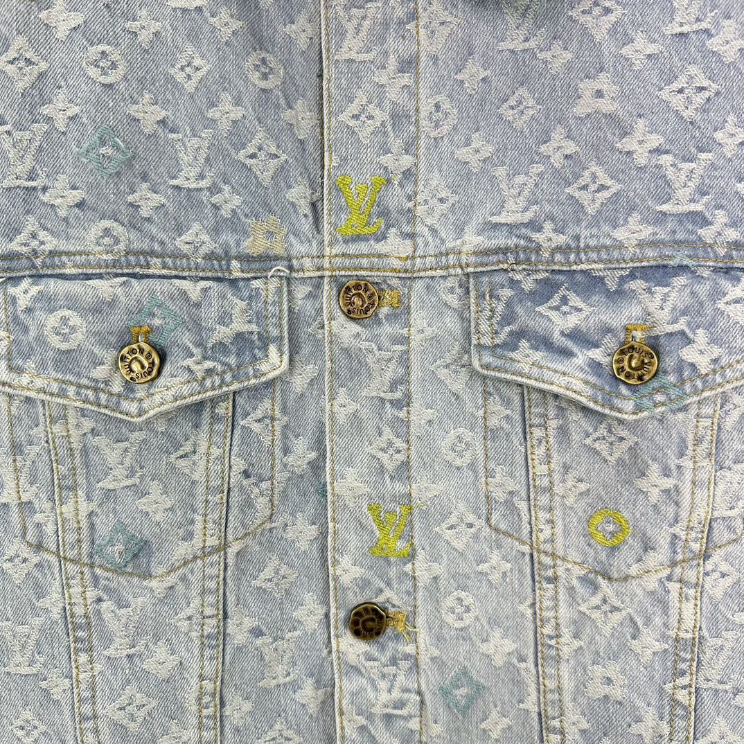 Louis Vuitton LV 2024 Pre-Fall Runway Monogram Denim Jacket