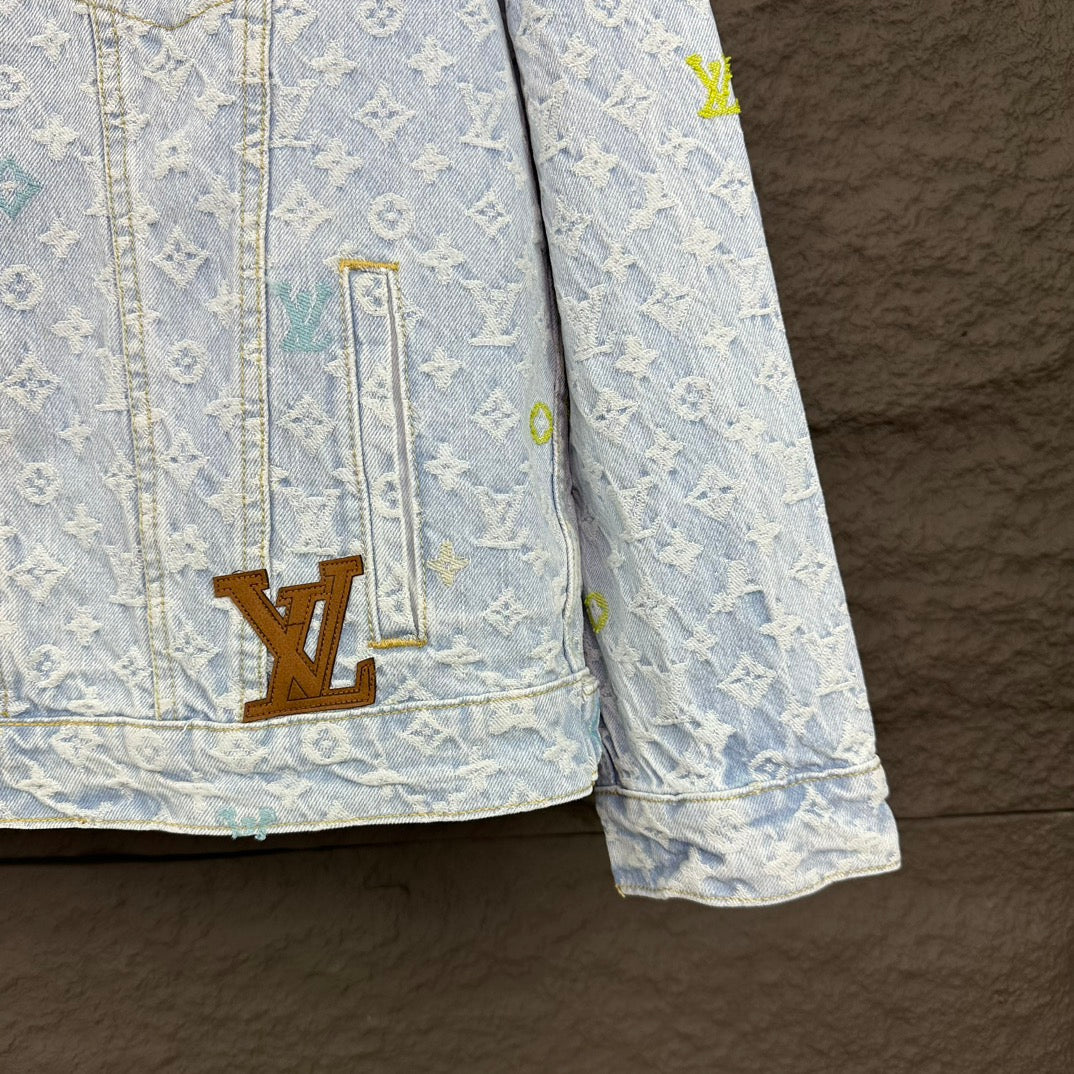 Louis Vuitton LV 2024 Pre-Fall Runway Monogram Denim Jacket