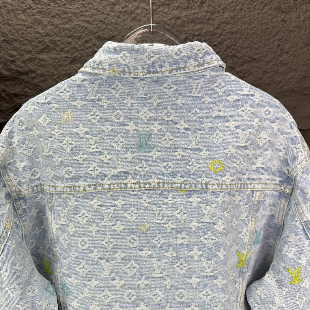 Louis Vuitton LV 2024 Pre-Fall Runway Monogram Denim Jacket