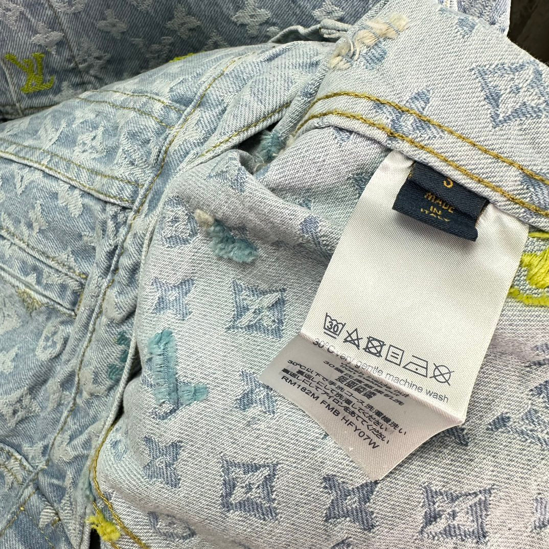 Louis Vuitton LV 2024 Pre-Fall Runway Monogram Denim Jacket
