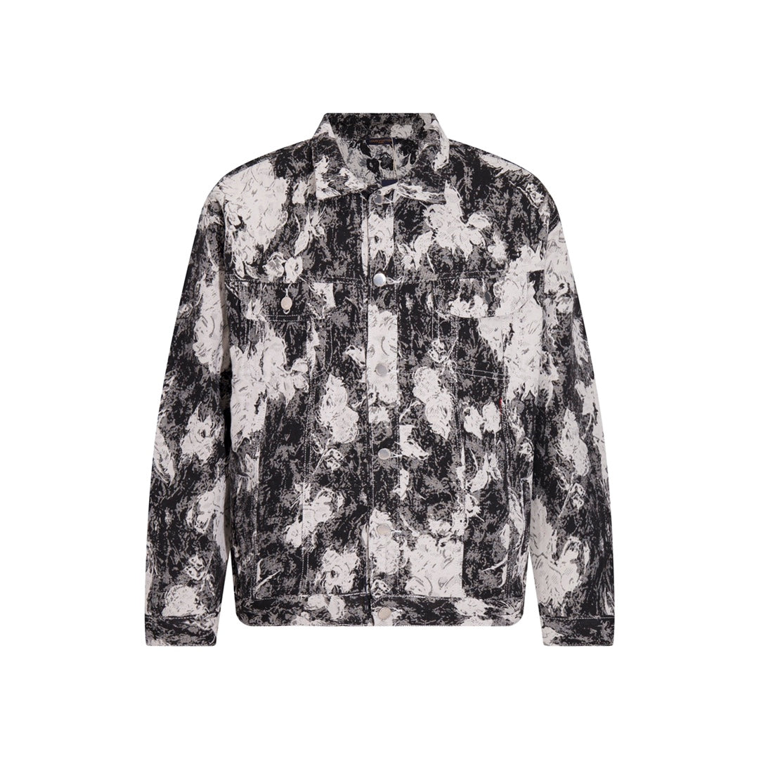 Louis Vuitton LV Monogram Floral Print Denim Jacket – Premium ZP Quality