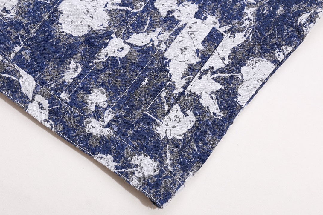 Louis Vuitton LV Monogram Floral Print Denim Jacket – Premium ZP Quality