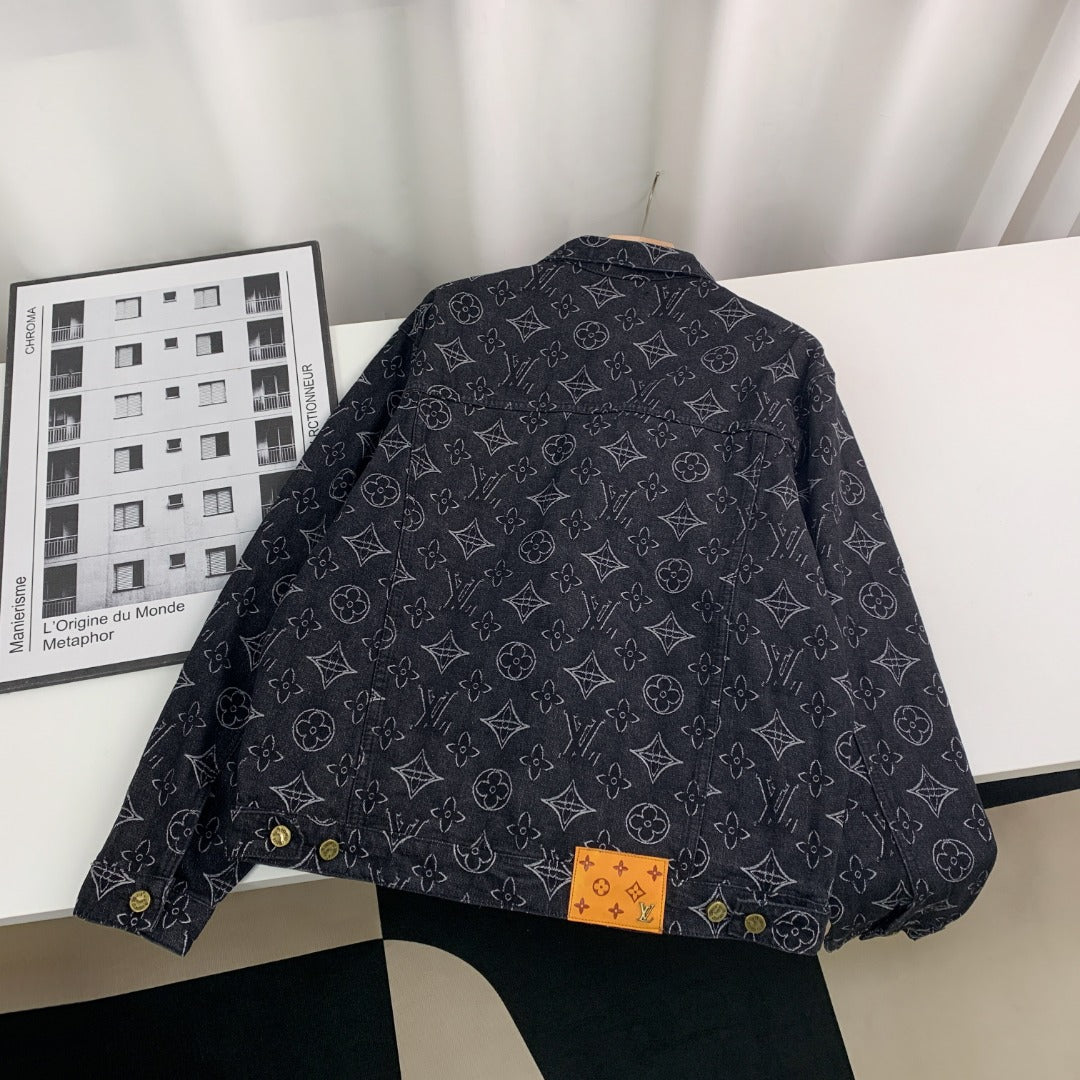 Louis Vuitton Monogram Jacquard Denim Jacket – Celebrity Edition (Wang Hedi Same Style)