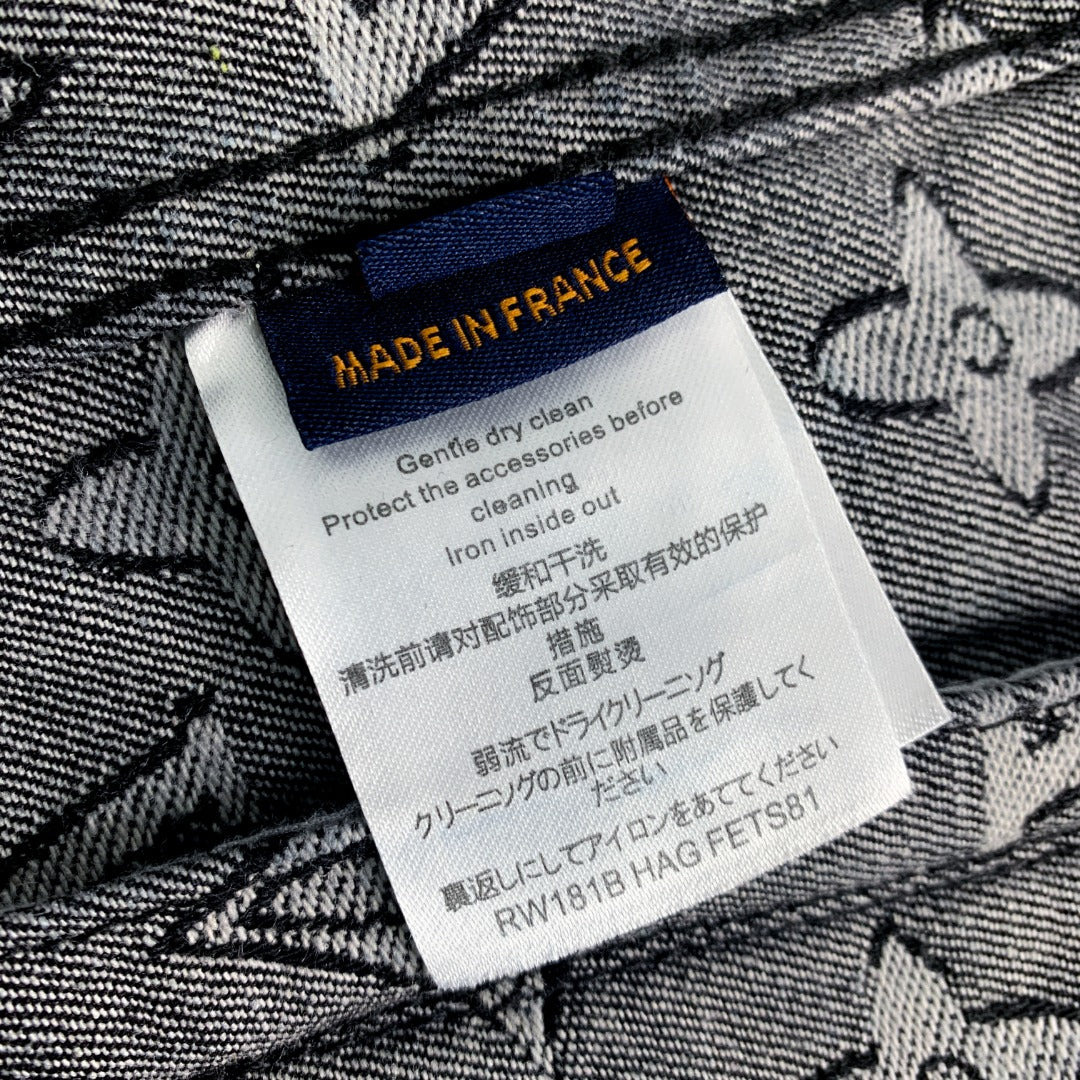 Louis Vuitton Monogram Jacquard Denim Jacket – Celebrity Edition (Wang Hedi Same Style)