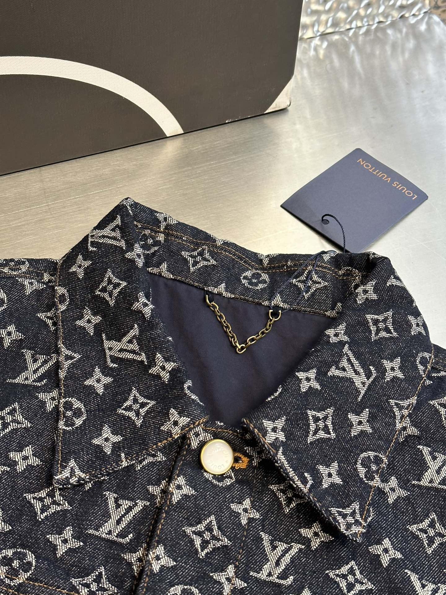 Louis Vuitton Monogram Denim Jacket – Unisex Jacquard Set