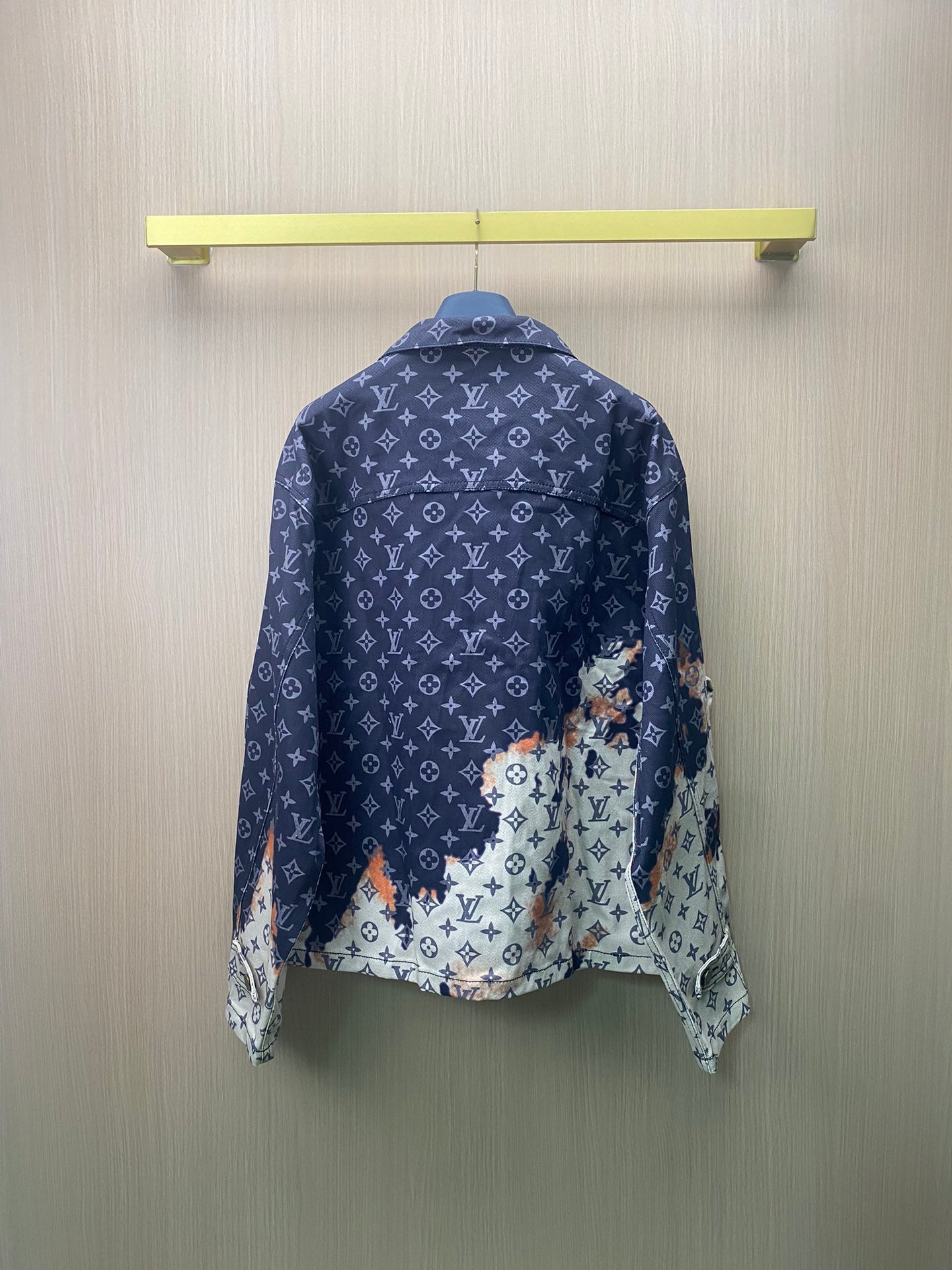 Louis Vuitton 2024 “Sunset Monogram” Cloud-Wash Denim Jacket – Unisex
