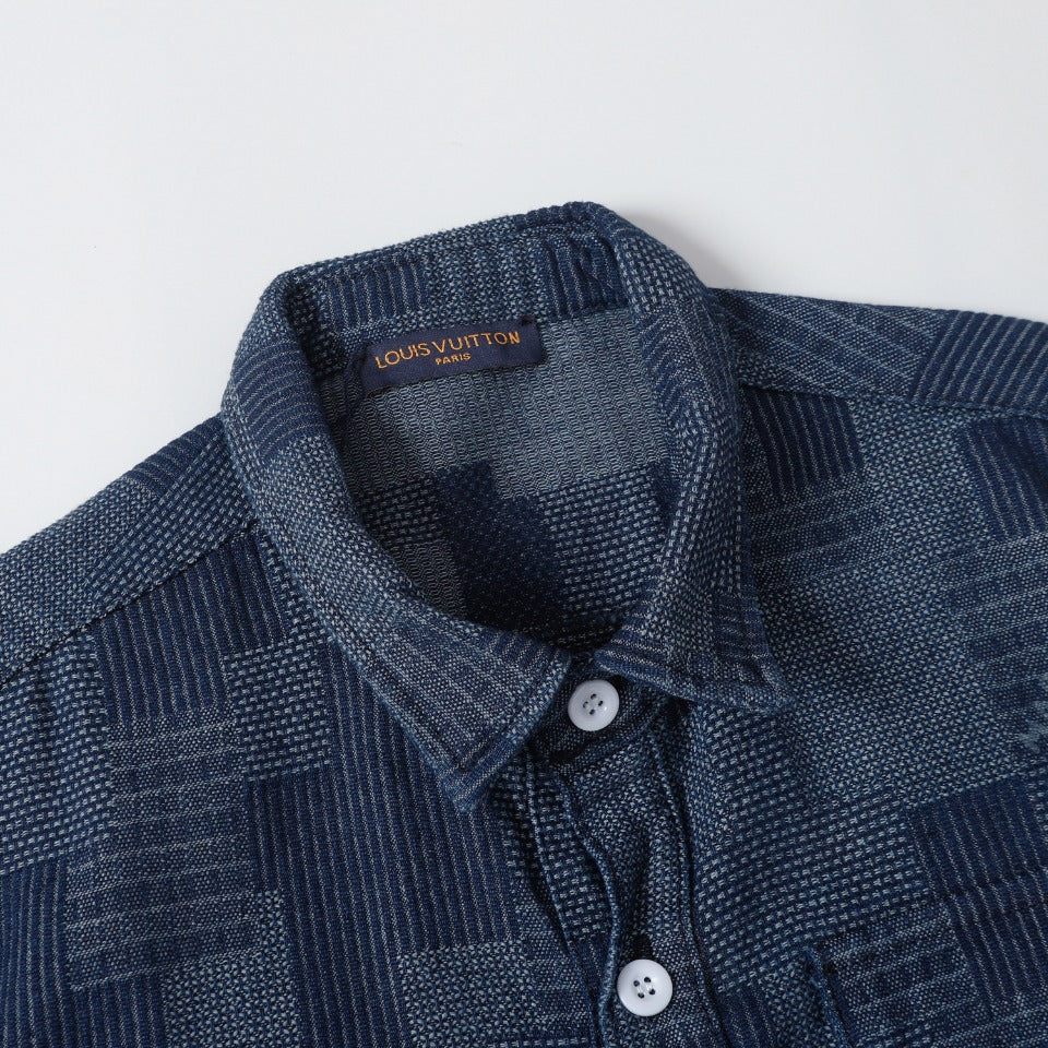 Louis Vuitton Full Monogram Denim Jacket – Washed Cotton Workwear Fit