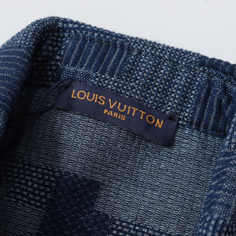 Louis Vuitton Full Monogram Denim Jacket – Washed Cotton Workwear Fit