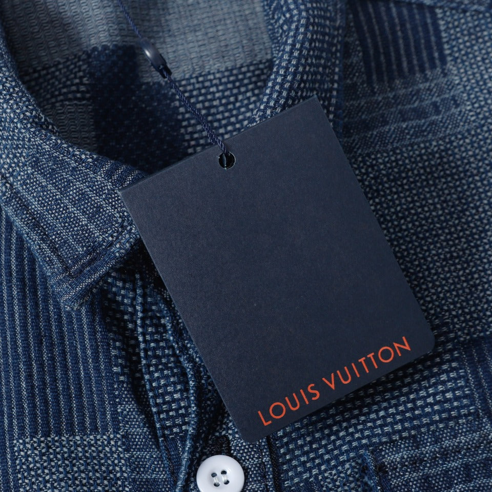 Louis Vuitton Full Monogram Denim Jacket – Washed Cotton Workwear Fit
