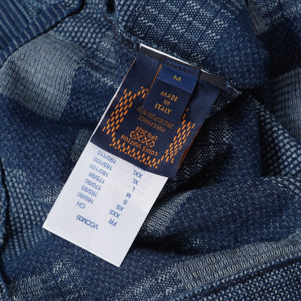 Louis Vuitton Full Monogram Denim Jacket – Washed Cotton Workwear Fit