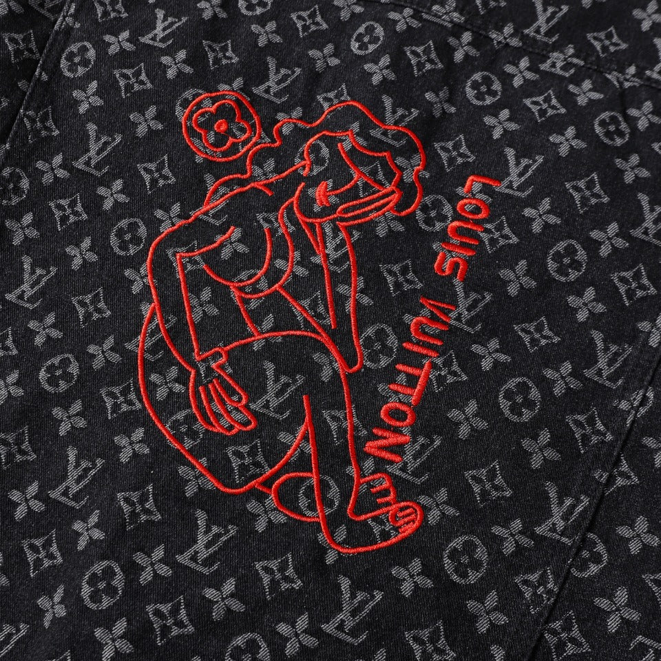 Louis Vuitton Full Monogram Denim Jacket – Workwear Fit