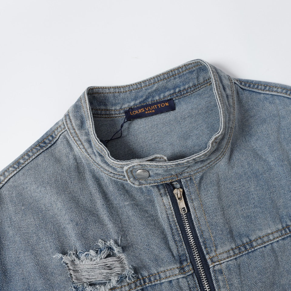 LV Louis Vuitton Signature Denim Jacket | Sizes M–XXL