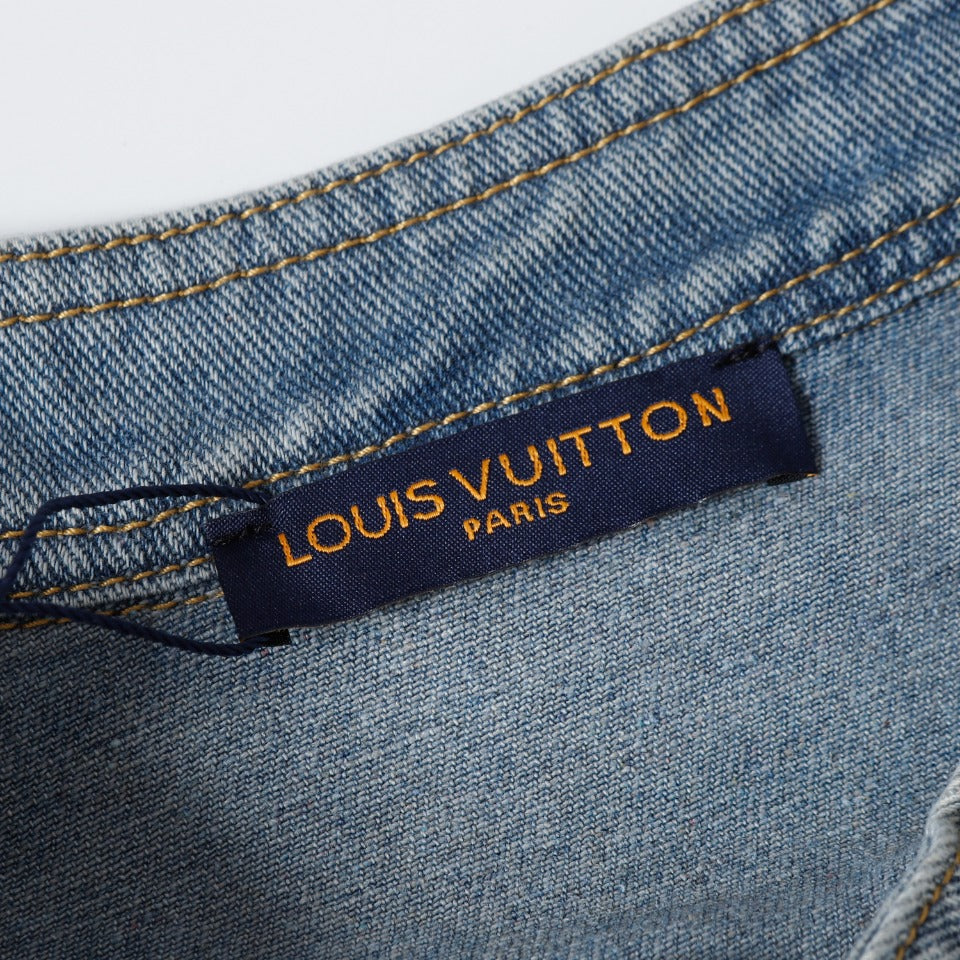 LV Louis Vuitton Signature Denim Jacket | Sizes M–XXL