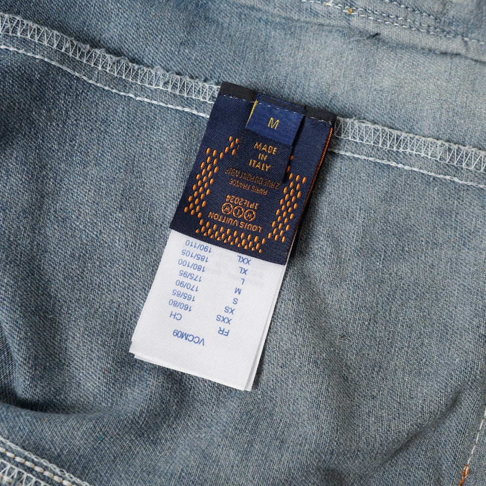 LV Louis Vuitton Signature Denim Jacket | Sizes M–XXL