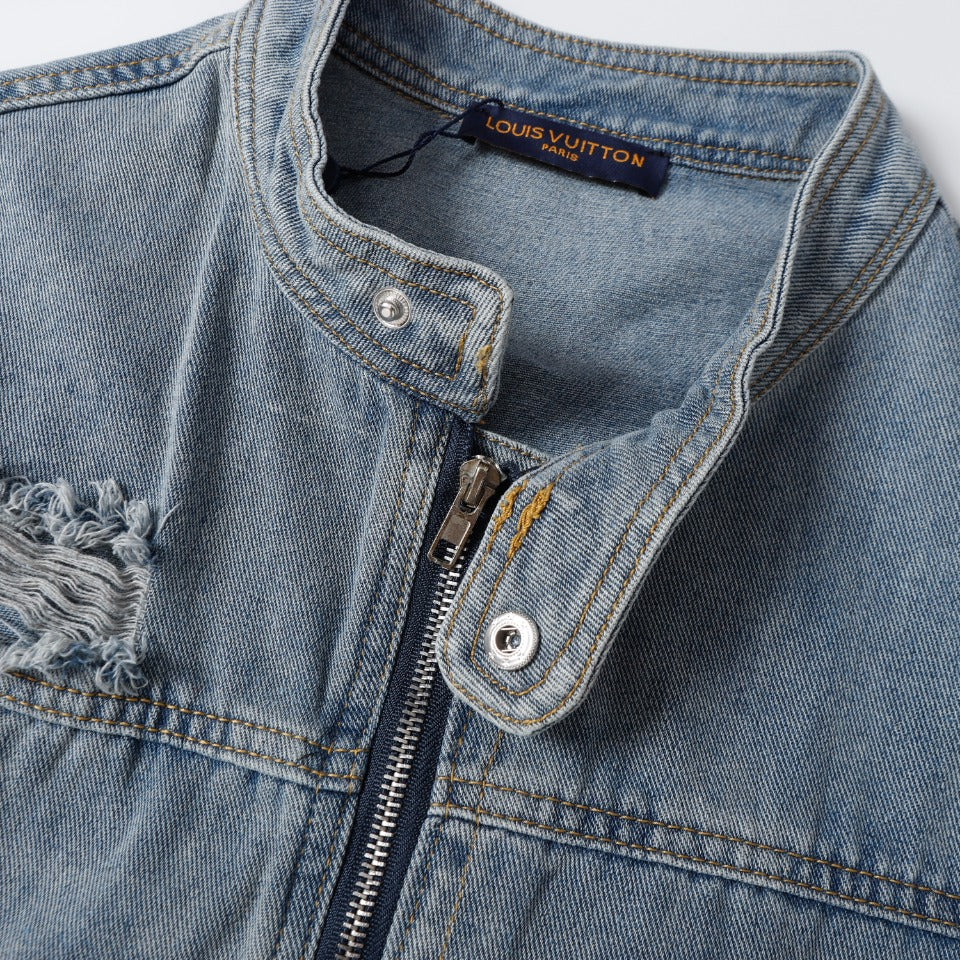 LV Louis Vuitton Signature Denim Jacket | Sizes M–XXL