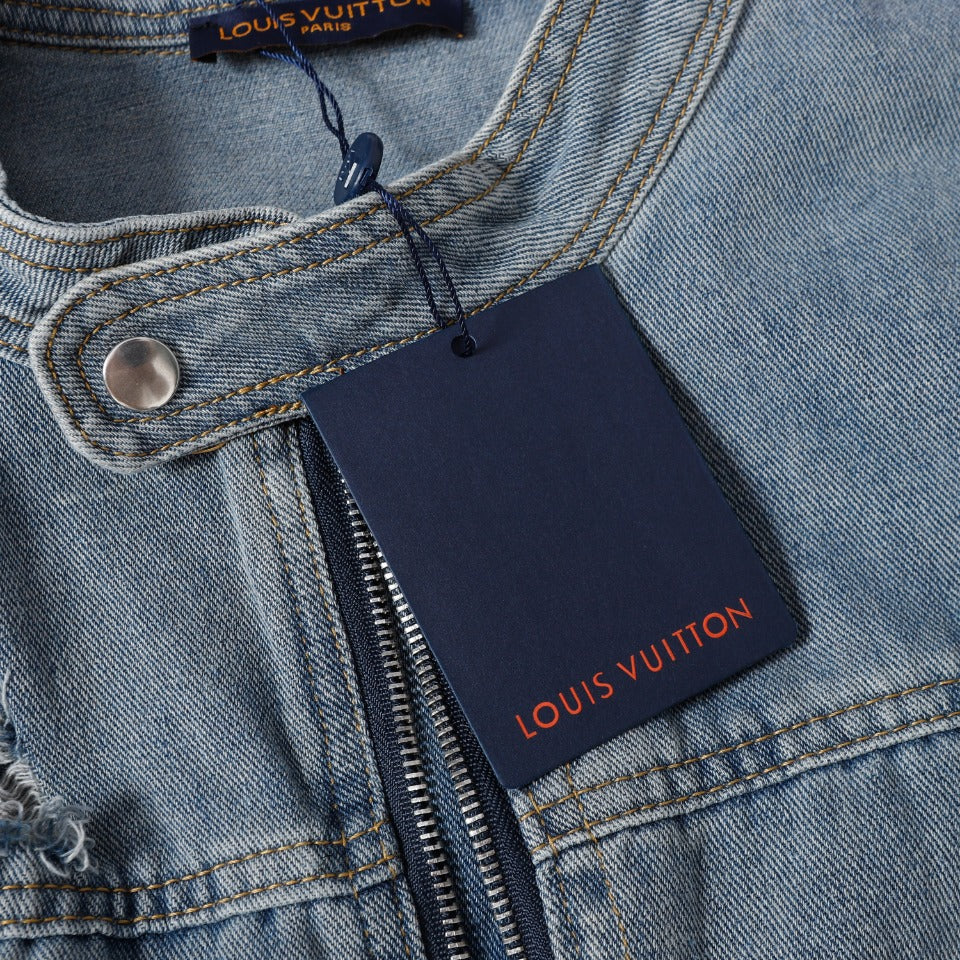 LV Louis Vuitton Signature Denim Jacket | Sizes M–XXL