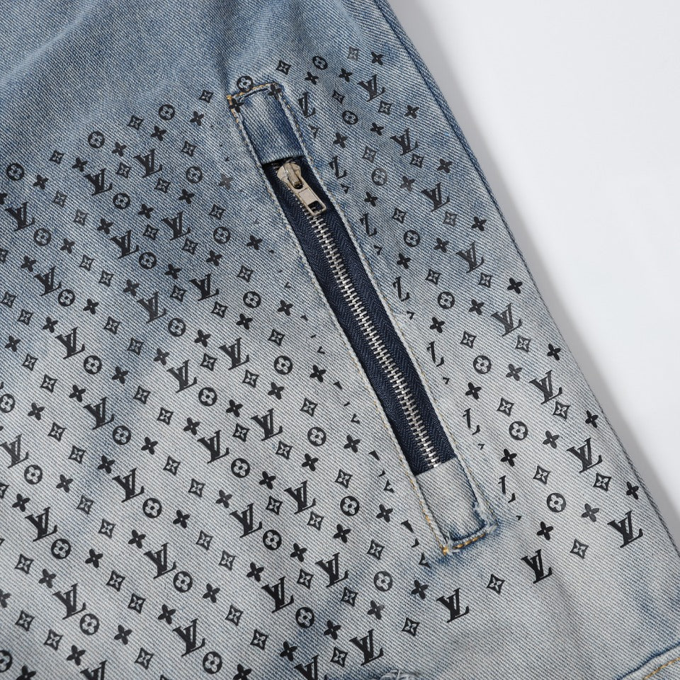 LV Louis Vuitton Signature Denim Jacket | Sizes M–XXL
