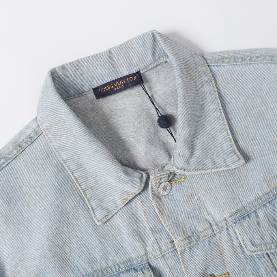 LV Louis Vuitton Artisan Denim Jacket | Sizes M–XXL