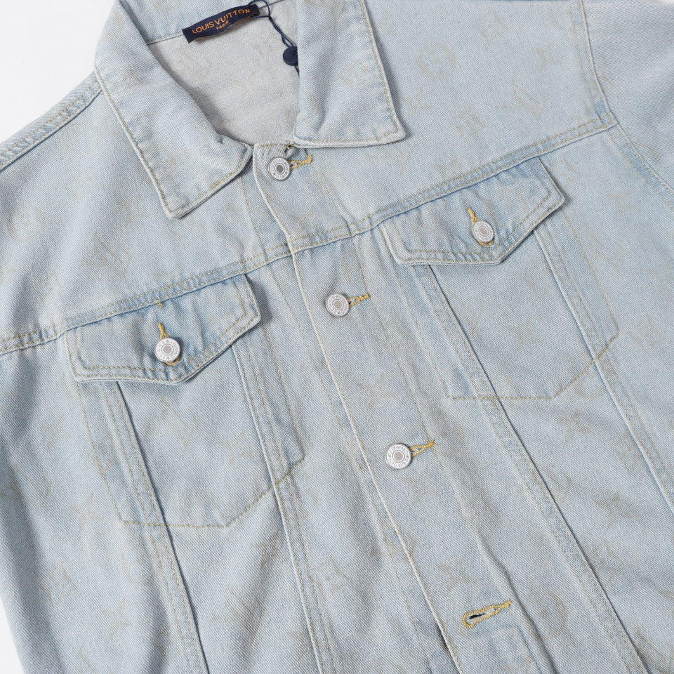 LV Louis Vuitton Artisan Denim Jacket | Sizes M–XXL
