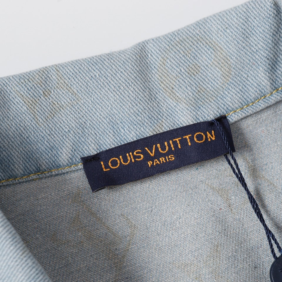 LV Louis Vuitton Artisan Denim Jacket | Sizes M–XXL