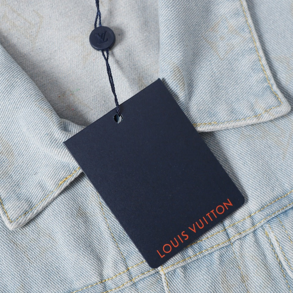 LV Louis Vuitton Artisan Denim Jacket | Sizes M–XXL