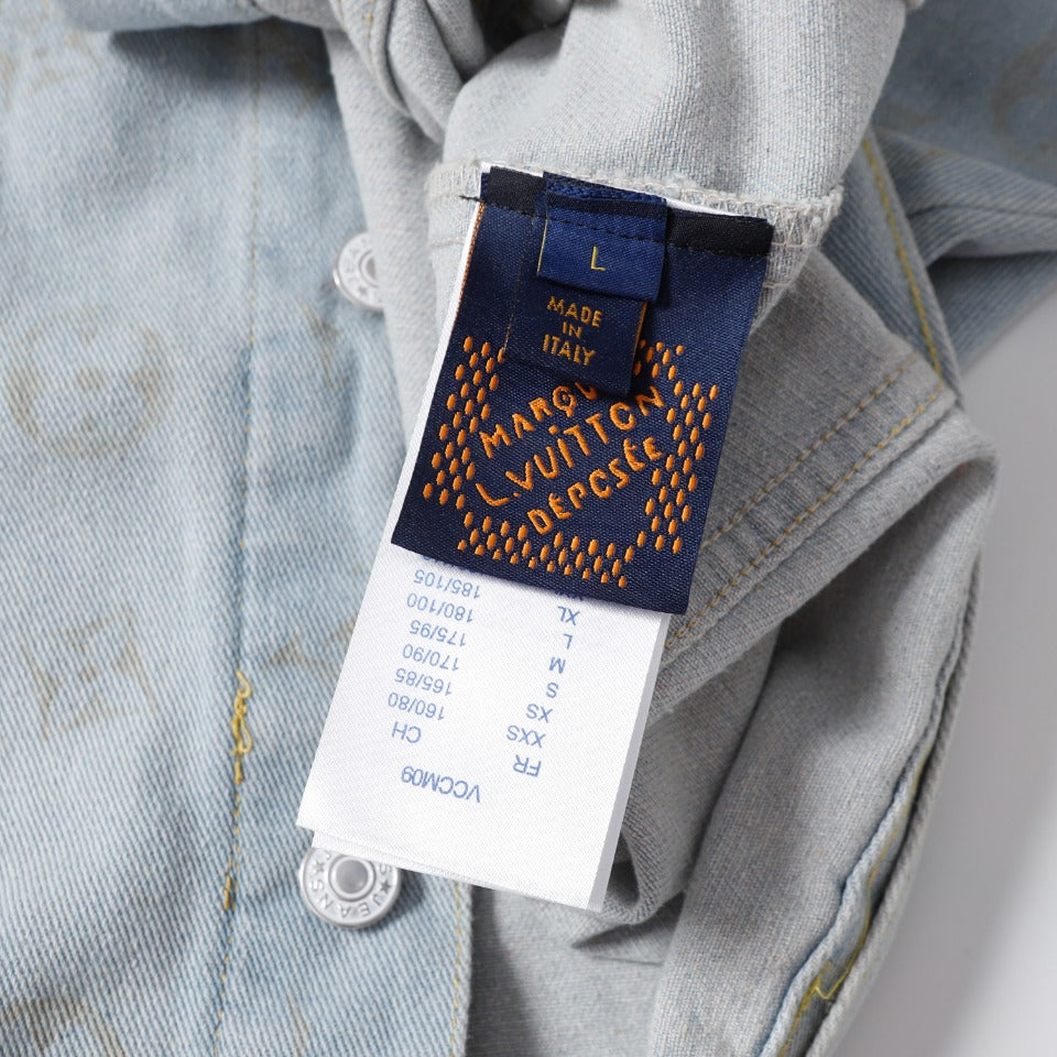 LV Louis Vuitton Artisan Denim Jacket | Sizes M–XXL