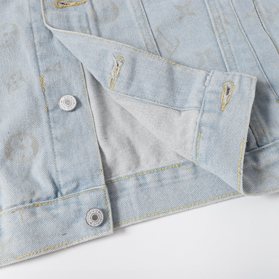 LV Louis Vuitton Artisan Denim Jacket | Sizes M–XXL