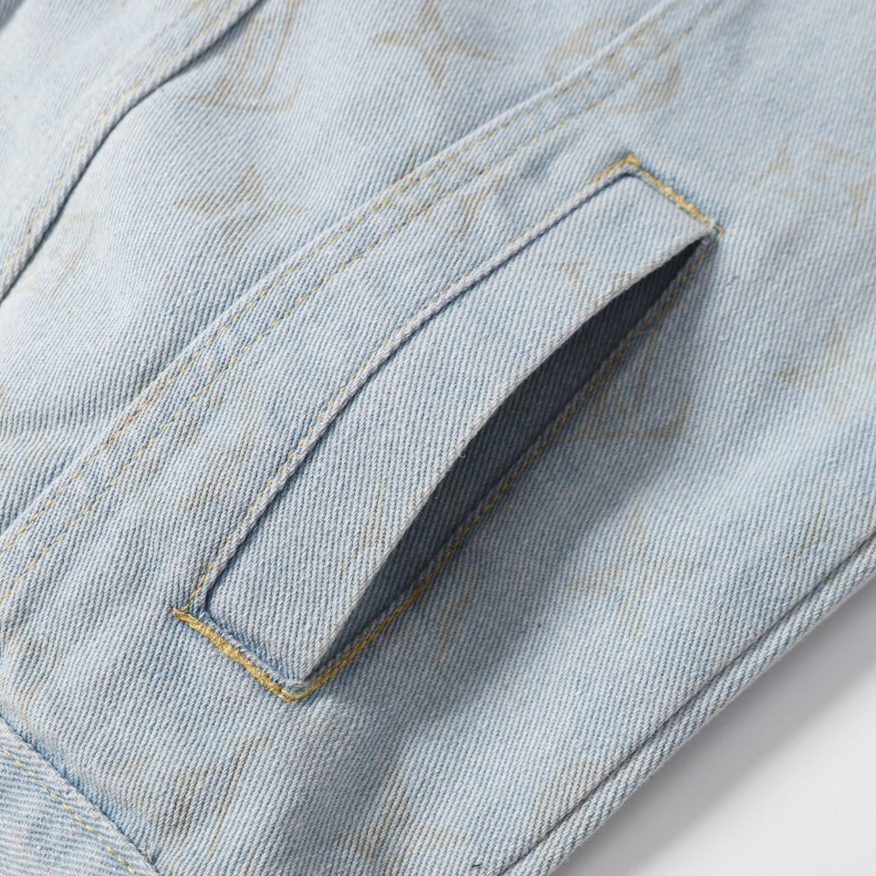 LV Louis Vuitton Artisan Denim Jacket | Sizes M–XXL