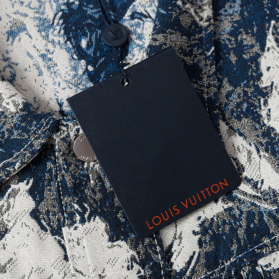 LV Louis Vuitton Artisan Denim Jacket | Sizes M–XXL