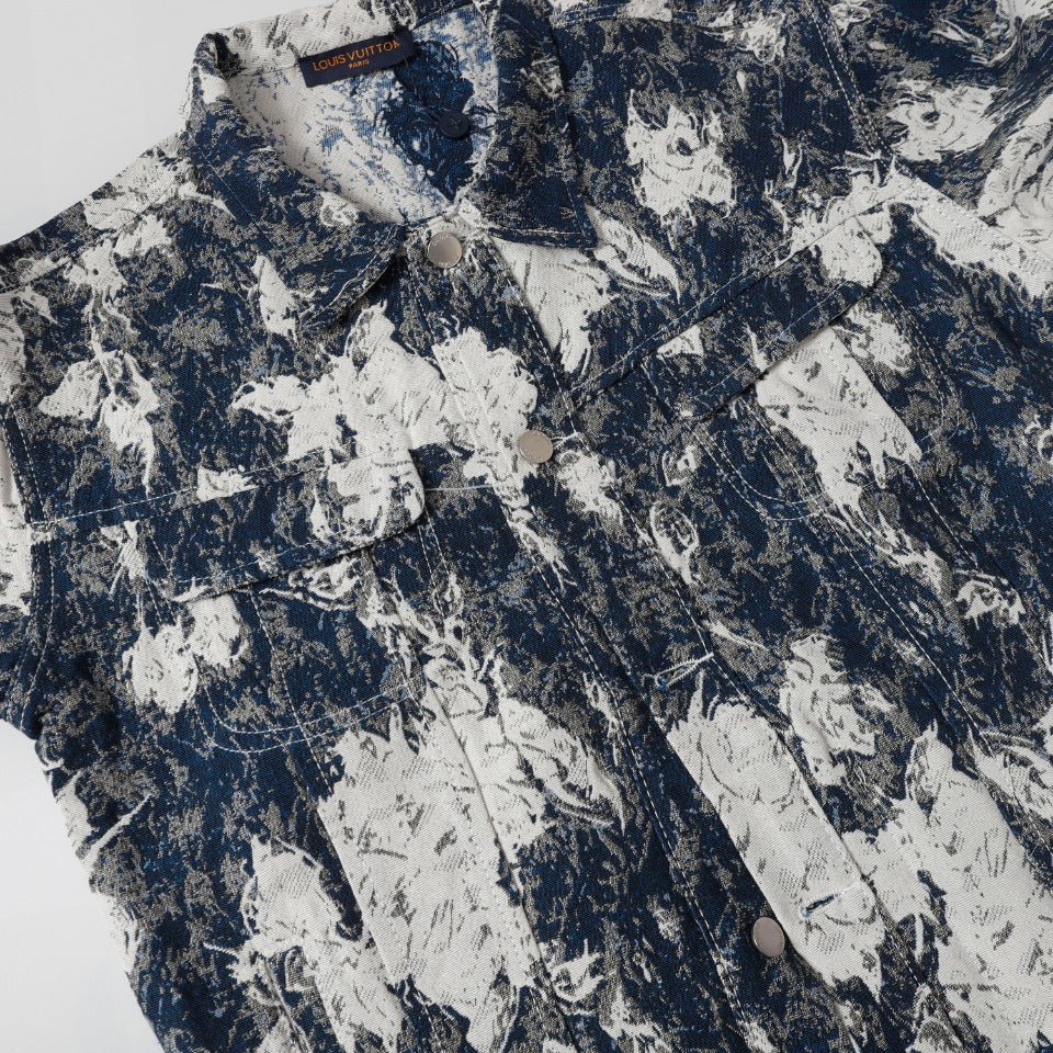 LV Louis Vuitton Artisan Denim Jacket | Sizes M–XXL