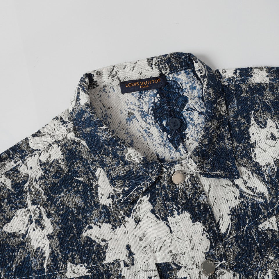 LV Louis Vuitton Artisan Denim Jacket | Sizes M–XXL