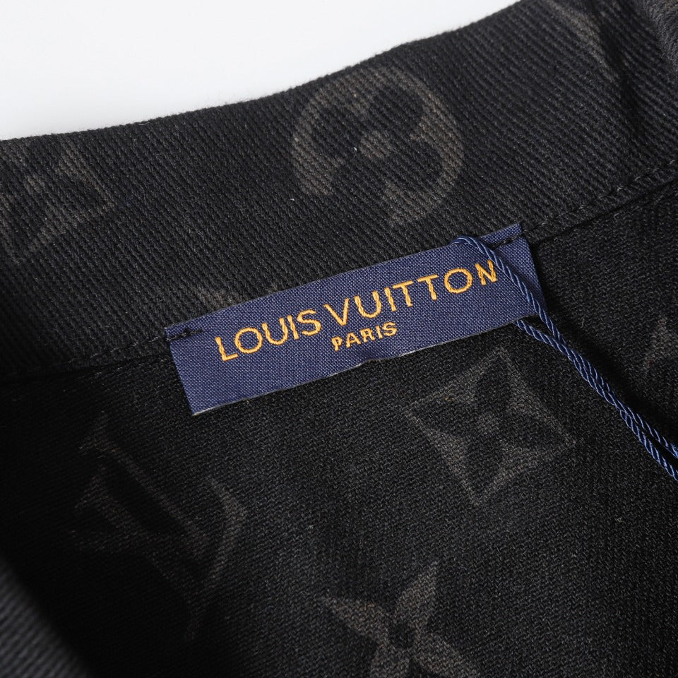 LV Louis Vuitton Monogram Denim Jacket | Sizes M–XXL