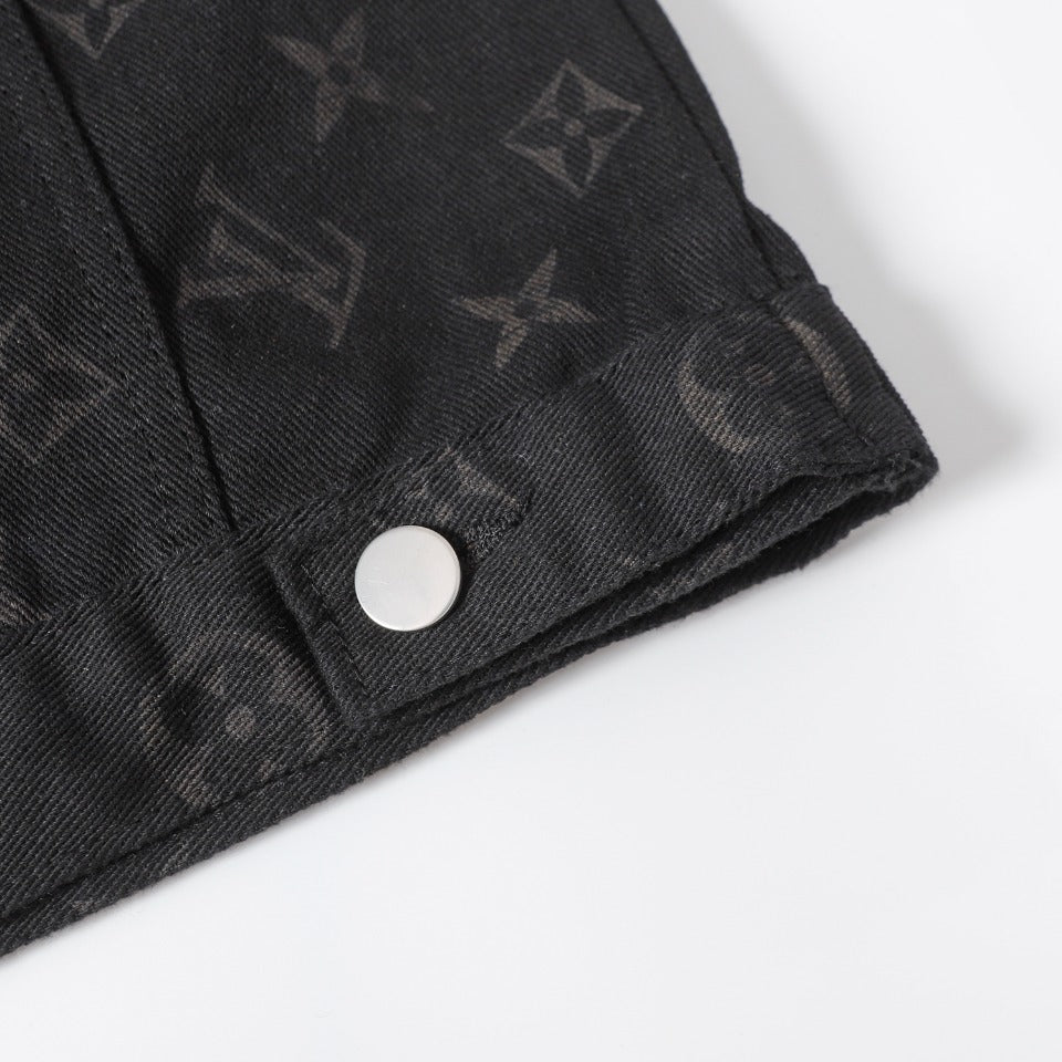 LV Louis Vuitton Monogram Denim Jacket | Sizes M–XXL