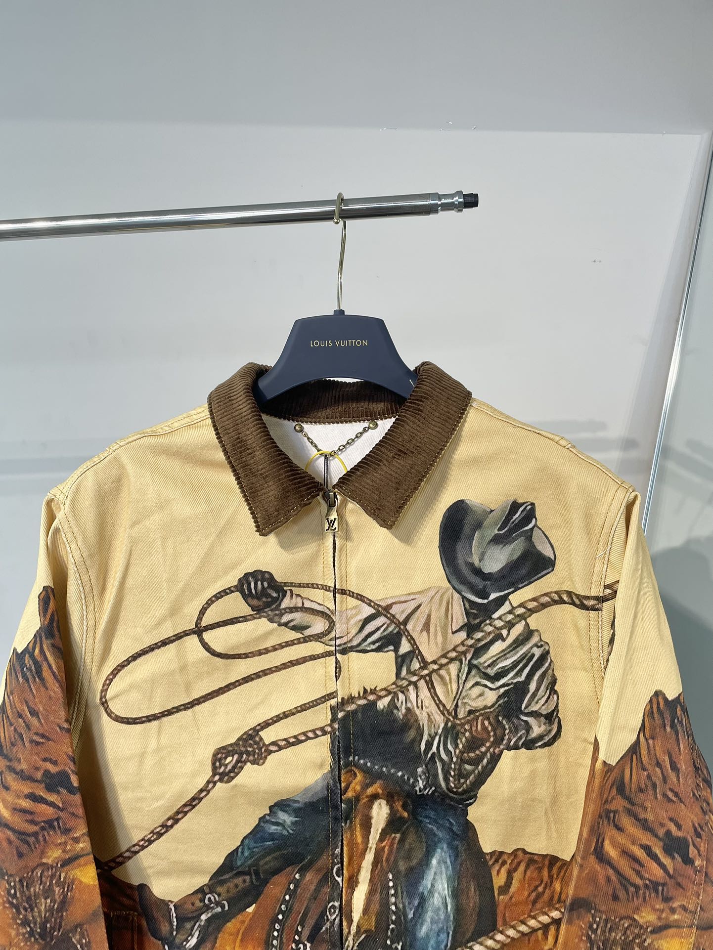 Louis Vuitton “Campfire Series” Horse Print Denim Jacket | Unisex | Sizes S–XL
